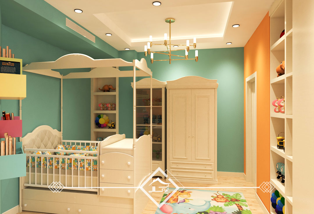 طراحی و اجرای اتاق نوزاد 